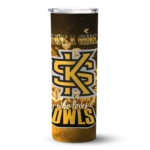 customized-kennesaw-state-owls-rose-romance-gold-black-skinny-tumbler-best-selling.webp