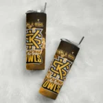 customized-kennesaw-state-owls-rose-romance-gold-black-skinny-tumbler-best-selling.webp