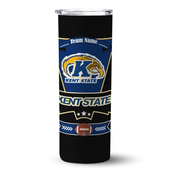 customized kent state golden flashes helmet belt navy blue black skinny tumbler best selling 2