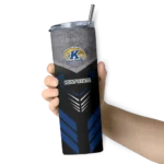 customized-kent-state-golden-flashes-hexagon-honeycomb-navy-blue-black-skinny-tumbler-best-selling.webp