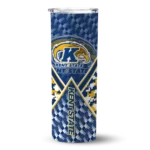 customized-kent-state-golden-flashes-monogram-burst-navy-blue-white-skinny-tumbler-best-selling.webp