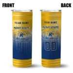customized-kent-state-golden-flashes-swirl-texture-navy-blue-skinny-tumbler-best-selling.webp