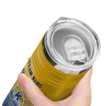 customized-kent-state-golden-flashes-swirl-texture-navy-blue-skinny-tumbler-best-selling.webp