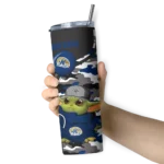 customized-kent-state-golden-flashes-yoda-camo-navy-blue-black-skinny-tumbler-best-selling.webp