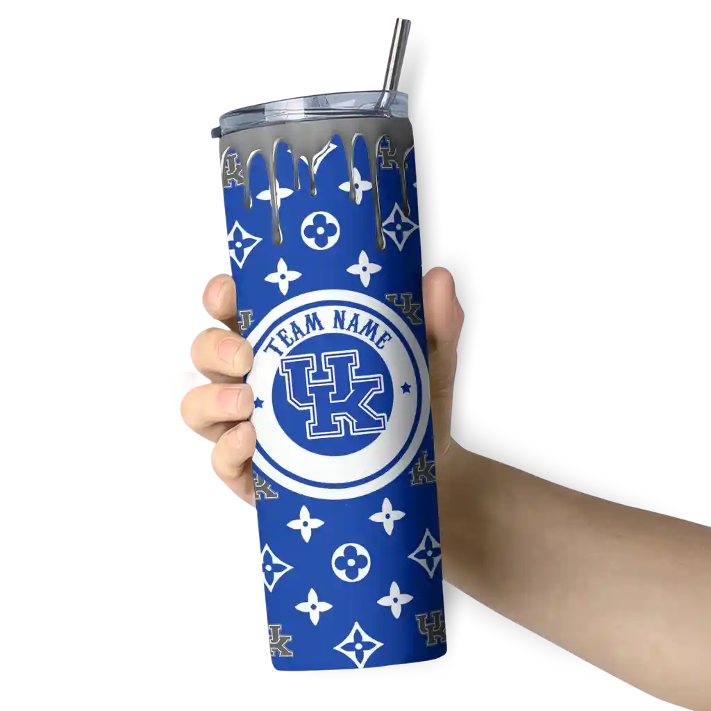 customized-kentucky-wildcats-camo-streak-blue-skinny-tumbler-premium-grade.webp