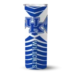 customized-kentucky-wildcats-camo-texture-blue-skinny-tumbler-best-selling.webp