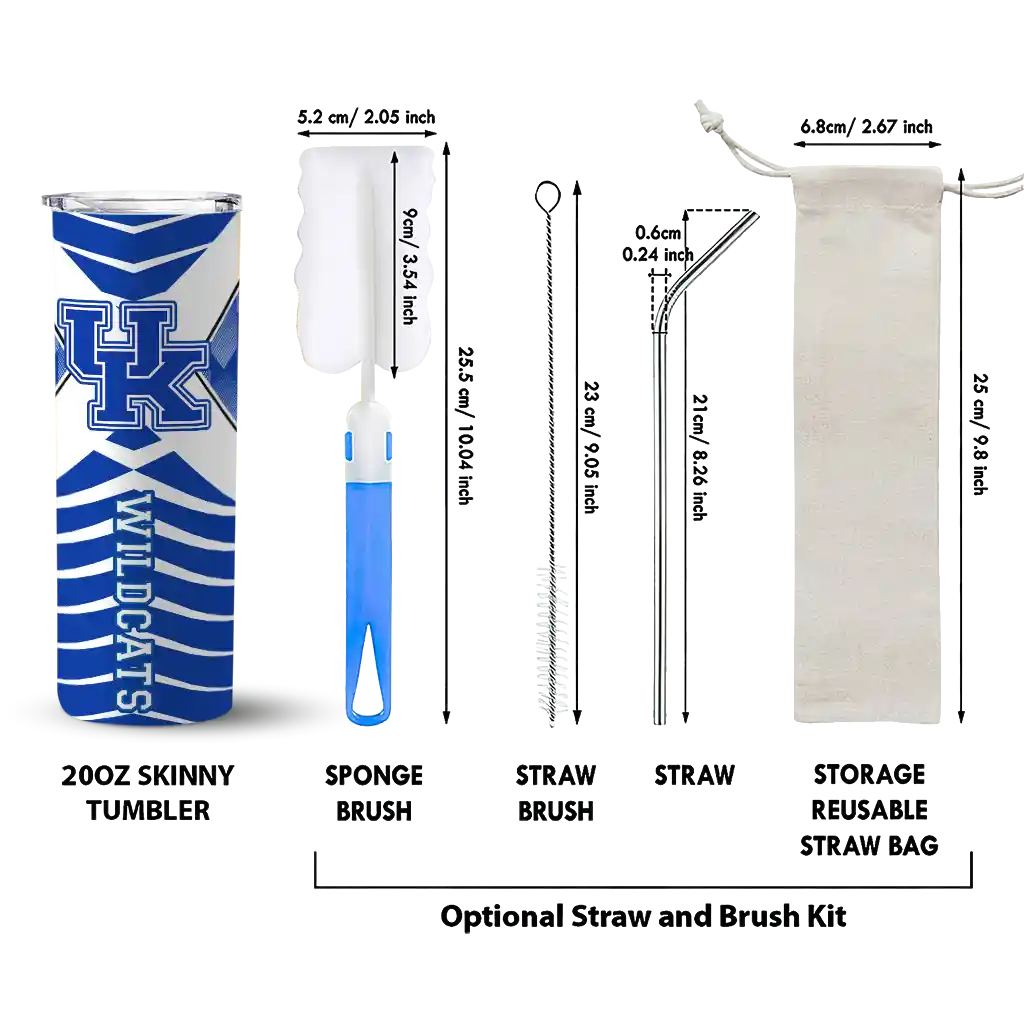 customized-kentucky-wildcats-camo-texture-blue-skinny-tumbler-new-arrival.webp