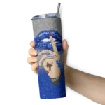 customized-kentucky-wildcats-sparkle-lips-blue-skinny-tumbler-best-selling-1.webp