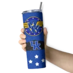 customized-kentucky-wildcats-star-cluster-blue-skinny-tumbler-best-selling.webp