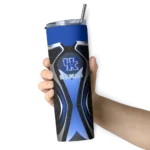 customized-kentucky-wildcats-superman-emblem-blue-black-skinny-tumbler-best-selling.webp