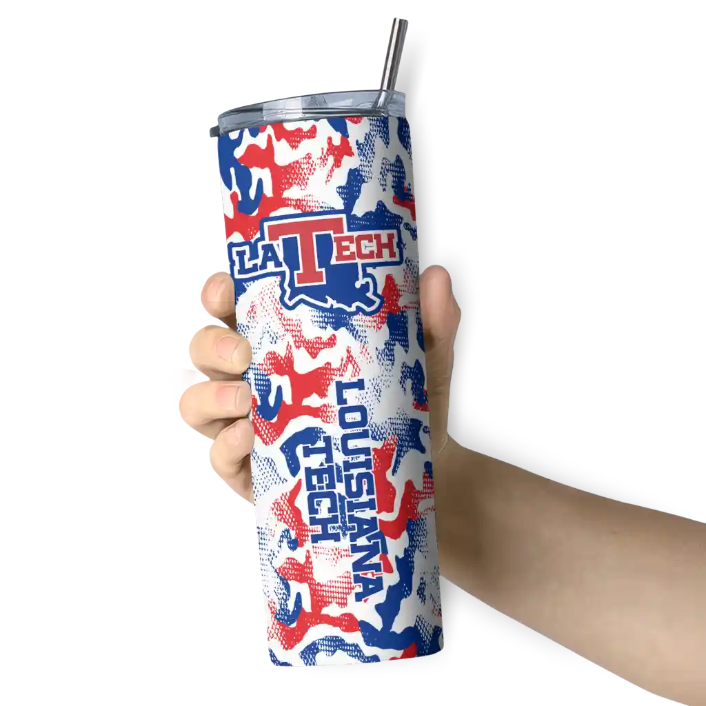 customized-la-tech-claw-marks-blue-white-skinny-tumbler-premium-grade-1.webp