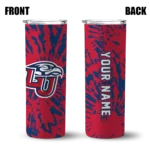 customized-liberty-flames-metallic-grid-red-skinny-tumbler-best-selling.webp
