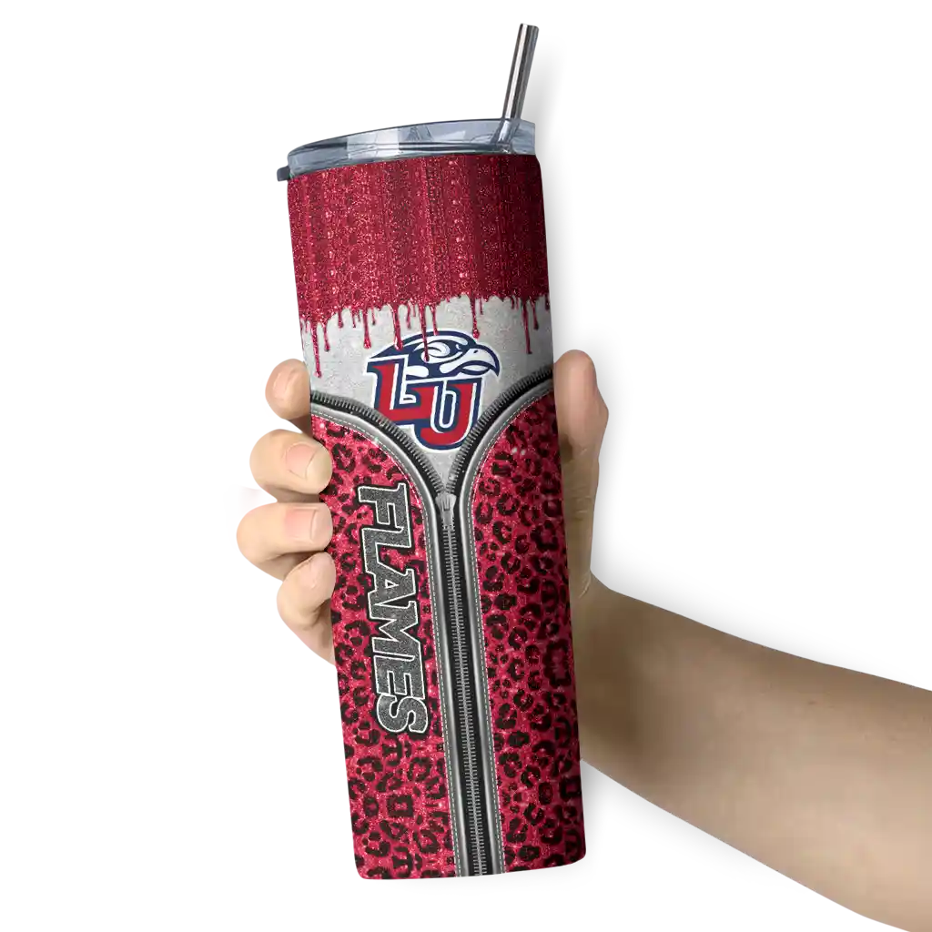 customized-liberty-flames-sparkle-drip-red-skinny-tumbler-premium-grade.webp