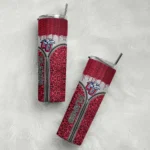 customized-liberty-flames-sparkle-drip-red-skinny-tumbler-best-selling.webp
