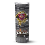 customized-louisiana-monroe-warhawks-chevron-v-red-gray-skinny-tumbler-best-selling.webp