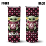 customized-louisiana-monroe-warhawks-yoda-cozy-red-black-skinny-tumbler-best-selling.webp