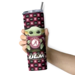 customized-louisiana-monroe-warhawks-yoda-cozy-red-black-skinny-tumbler-best-selling.webp
