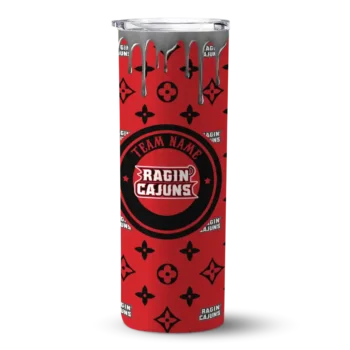 Louisiana Ragin' Cajuns Tumber - Customized Camo Streak Skinny Red