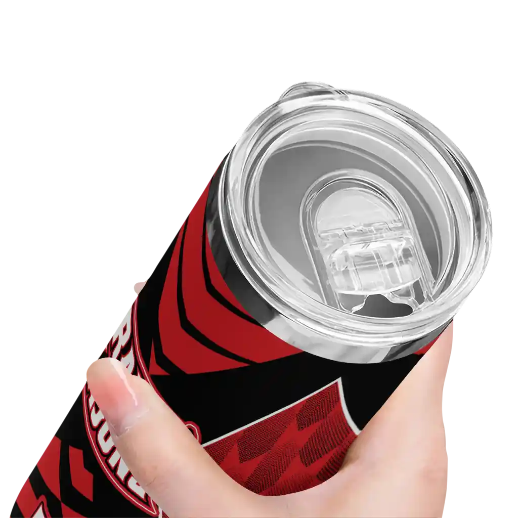 customized-louisiana-ragin-cajuns-camo-texture-red-skinny-tumbler-high-quality.webp