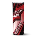 customized-louisiana-ragin-cajuns-web-stripes-red-white-skinny-tumbler-best-selling.webp