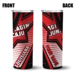 customized-louisiana-ragin-cajuns-web-stripes-red-white-skinny-tumbler-best-selling.webp