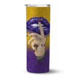 customized-lsu-tigers-sparkle-lips-purple-skinny-tumbler-best-selling.webp