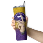customized-lsu-tigers-sparkle-lips-purple-skinny-tumbler-best-selling.webp