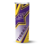 customized-lsu-tigers-web-stripes-purple-white-skinny-tumbler-best-selling.webp