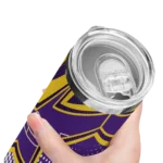 customized-lsu-tigers-web-stripes-purple-white-skinny-tumbler-best-selling.webp