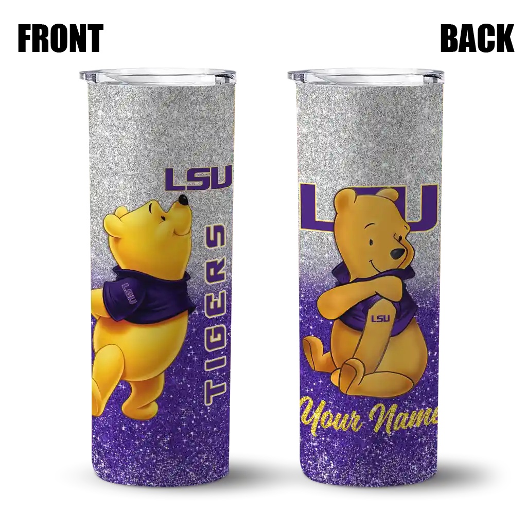 customized-lsu-tigers-winnie-the-pooh-purple-gray-skinny-tumbler-fashion-forward-1.webp