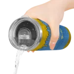 customized-marquette-golden-eagles-pixel-fade-blue-skinny-tumbler-best-selling-1.webp