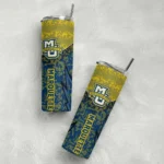 customized-marquette-golden-eagles-spiral-burst-print-blue-skinny-tumbler-best-selling.webp