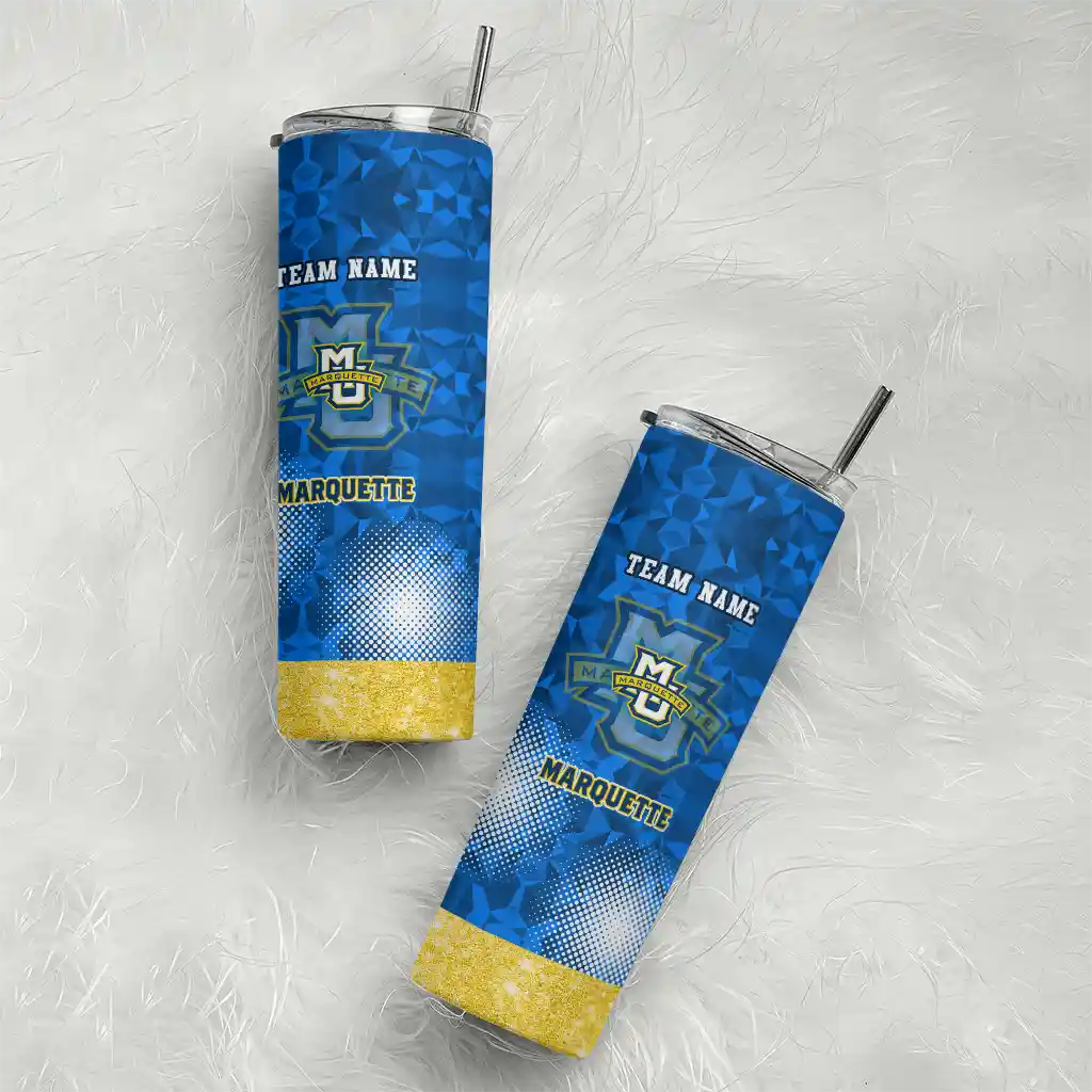 customized-marquette-golden-eagles-starburst-tiles-blue-skinny-tumbler-top-rated.webp