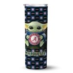 customized-marquette-golden-eagles-yoda-cozy-blue-black-skinny-tumbler-best-selling.webp
