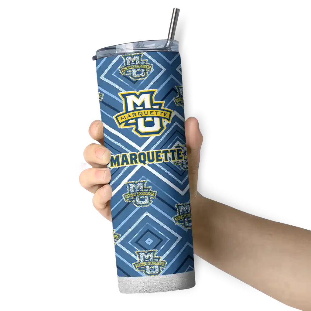 customized-marquette-golden-eagles-zipper-leopard-blue-skinny-tumbler-premium-grade.webp