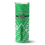 customized-marshall-thundering-herd-monogram-burst-green-white-skinny-tumbler-best-selling.webp