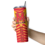 customized-maryland-terrapins-camo-texture-red-skinny-tumbler-best-selling.webp
