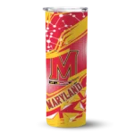 customized-maryland-terrapins-helmet-clash-red-skinny-tumbler-best-selling.webp