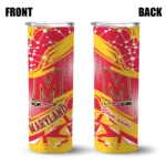 customized-maryland-terrapins-helmet-clash-red-skinny-tumbler-best-selling.webp