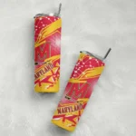 customized-maryland-terrapins-helmet-clash-red-skinny-tumbler-best-selling.webp