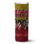 customized-maryland-terrapins-kiss-band-gold-skinny-tumbler-best-selling-1-2.webp