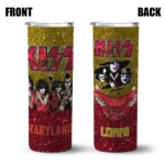 customized-maryland-terrapins-kiss-band-gold-skinny-tumbler-best-selling-1-2.webp