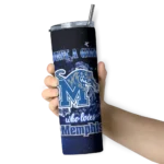 customized-memphis-tigers-rose-romance-blue-black-skinny-tumbler-best-selling-1.webp
