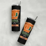 customized-miami-hurricanes-helmet-belt-orange-black-skinny-tumbler-best-selling.webp