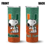 customized-miami-hurricanes-snoopy-attitude-orange-skinny-tumbler-best-selling.webp