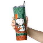 customized-miami-hurricanes-snoopy-attitude-orange-skinny-tumbler-best-selling.webp