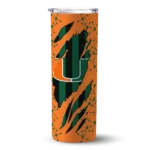 customized-miami-hurricanes-star-pop-orange-black-skinny-tumbler-best-selling-1.webp