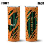 customized-miami-hurricanes-star-pop-orange-black-skinny-tumbler-best-selling-1.webp
