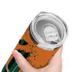 customized-miami-hurricanes-star-pop-orange-black-skinny-tumbler-best-selling-1.webp