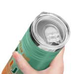 customized-miami-hurricanes-swirl-texture-orange-skinny-tumbler-best-selling.webp